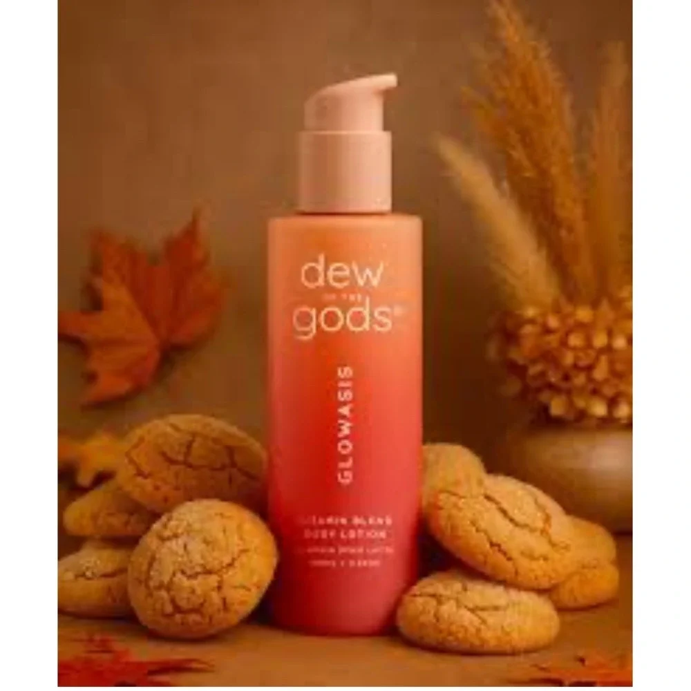 Dew of the Gods Glowasis Pumpkin Sugar‎ Cookie Vitamin Blend Body Lotion 3.38 oz